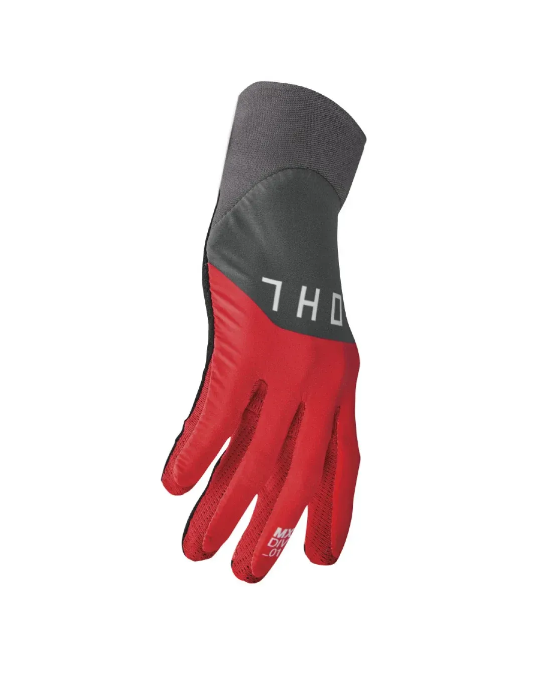 Мотокрос ръкавици THOR AGILE RIVAL RED/CHARCOAL