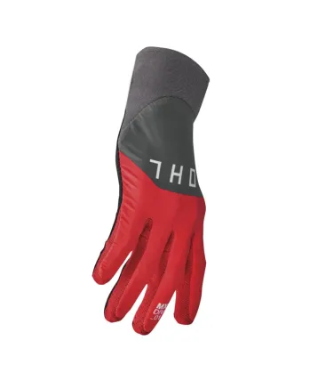 Мотокрос ръкавици THOR AGILE RIVAL RED/CHARCOAL
