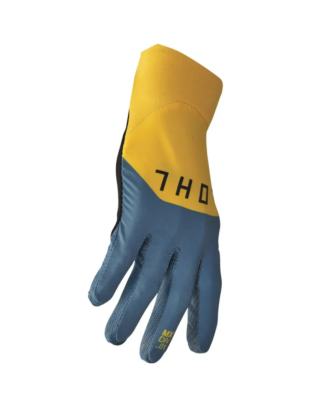 Мотокрос ръкавици THOR AGILE RIVAL TEAL/YELLOW