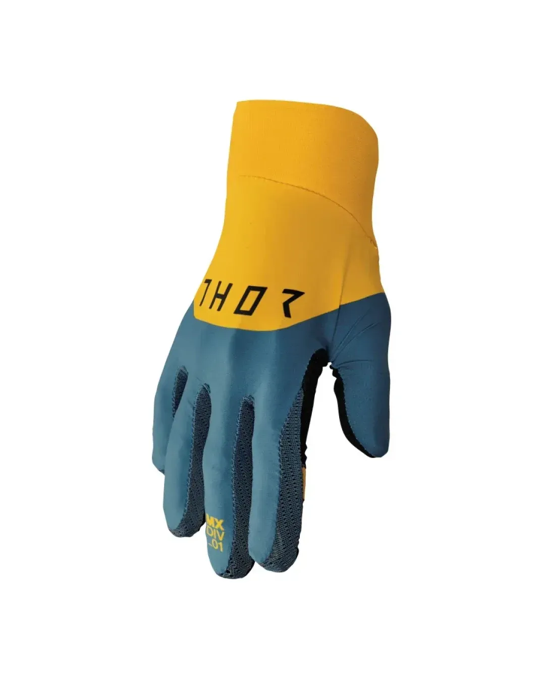 Мотокрос ръкавици THOR AGILE RIVAL TEAL/YELLOW