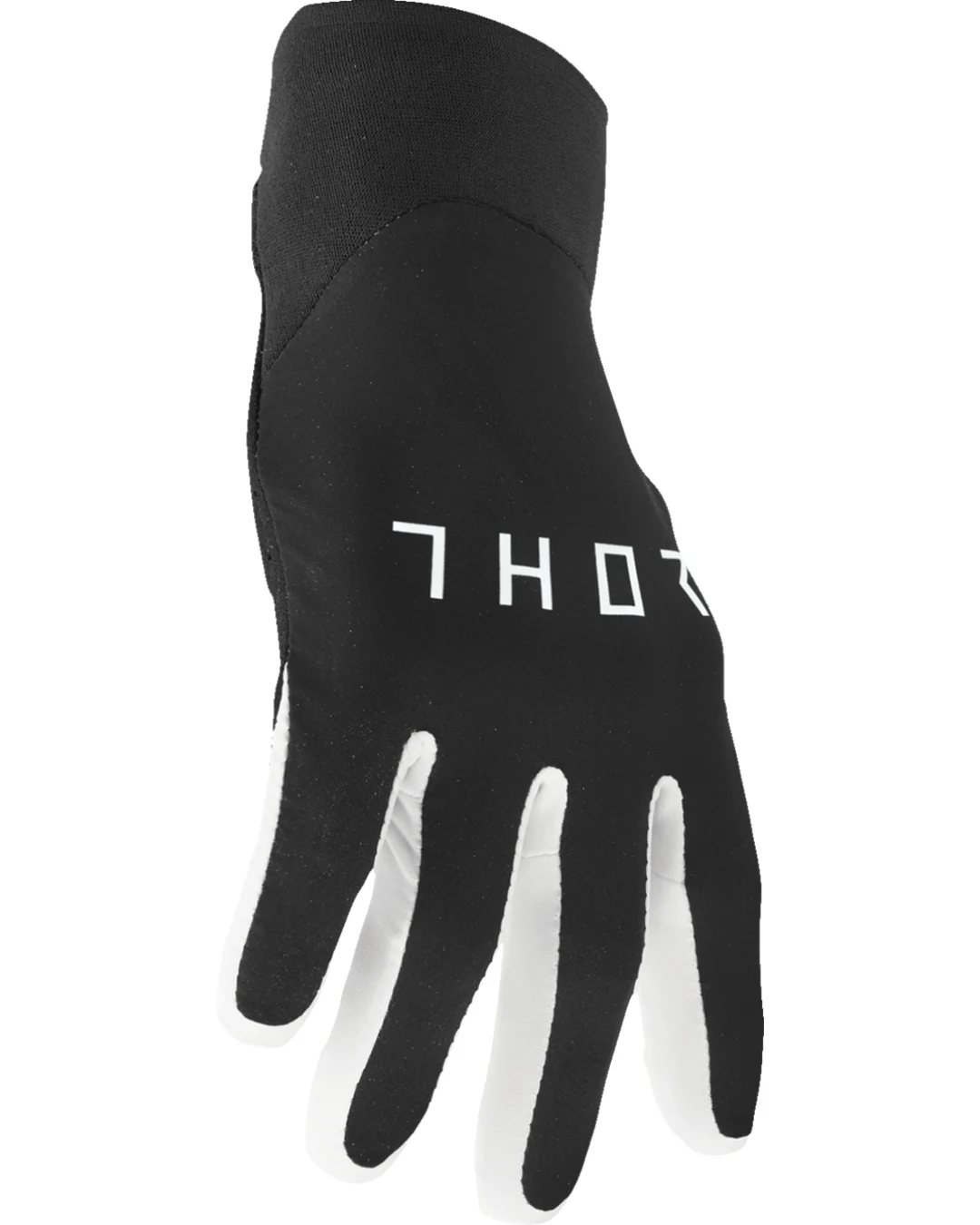Мотокрос ръкавици THOR AGILE SOLID BLACK/WHITE
