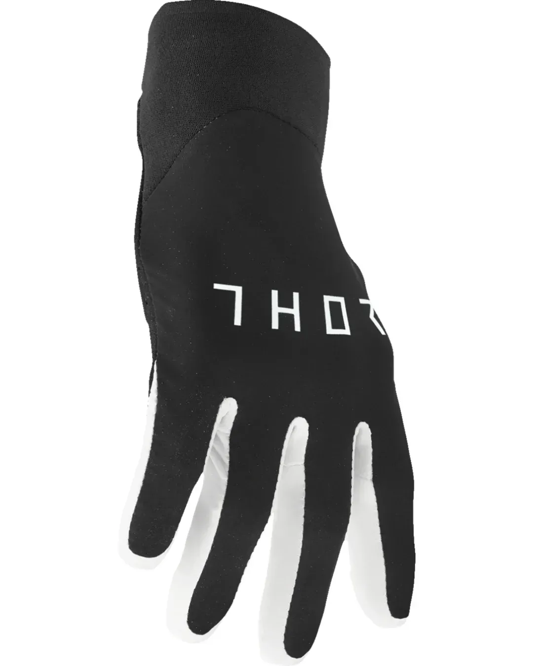 Мотокрос ръкавици THOR AGILE SOLID BLACK/WHITE