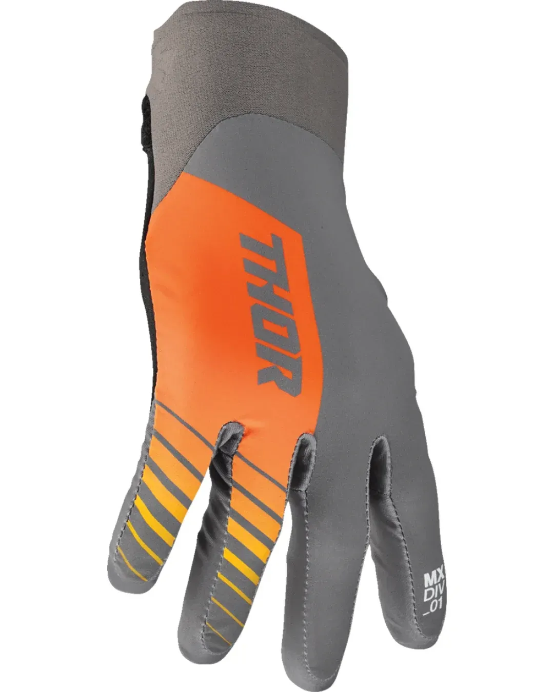 Мотокрос ръкавици THOR AGILE SOLID GRAY/ORANGE