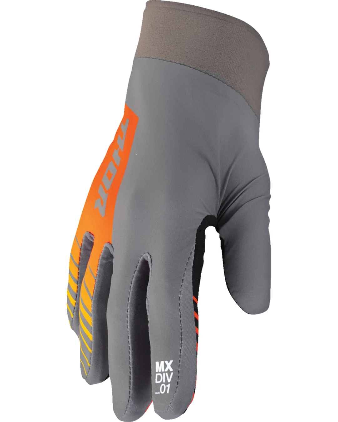 Мотокрос ръкавици THOR AGILE SOLID GRAY/ORANGE