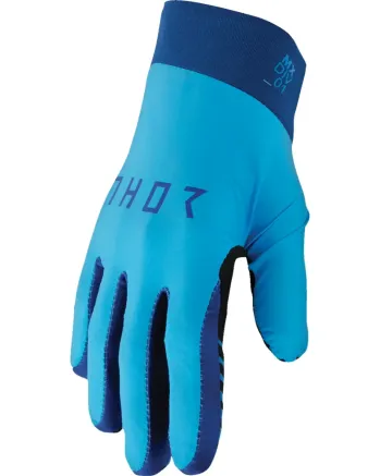 Мотокрос ръкавици THOR AGILE SOLID NAVY/BLUE