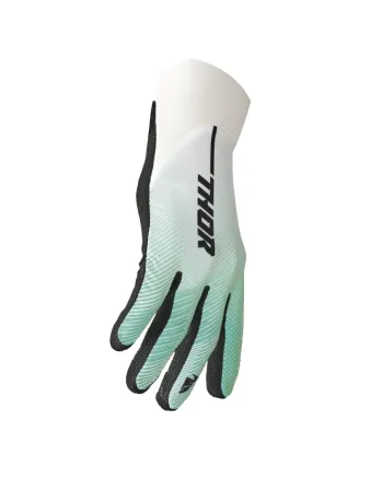 Мотокрос ръкавици THOR AGILE TECH WHITE/TEAL