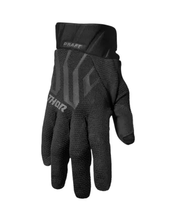 Мотокрос ръкавици THOR DRAFT BLACK/CHARCOAL