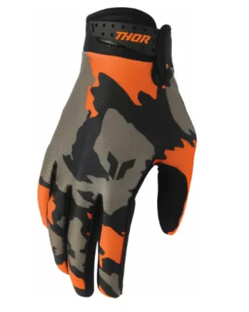 Mотокрос ръкавици THOR LAUNCHMODE HUNTER ORANGE/BLACK