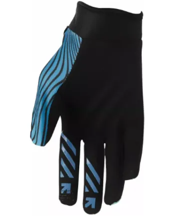 Mотокрос ръкавици THOR LAUNCHMODE IDENTITY TEAL/BLACK