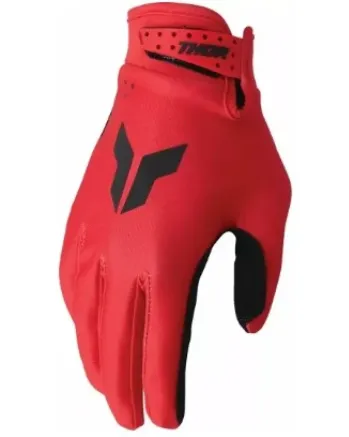 Мотокрос ръкавици THOR LAUNCHMODE RED