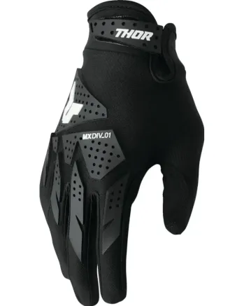 Mотокрос ръкавици THOR LAUNCHMODE-XP BLACK