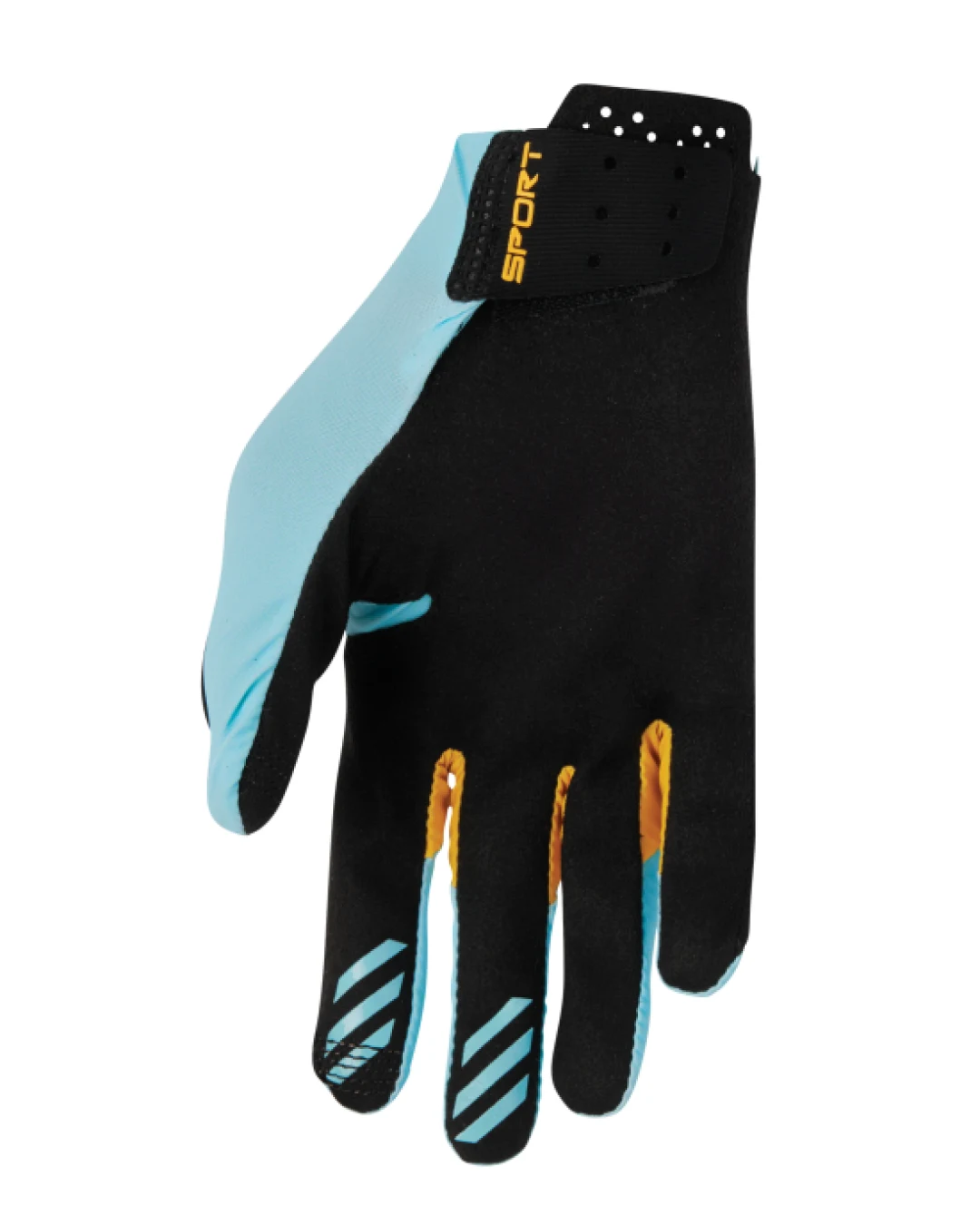 Мотокрос ръкавици THOR SPORTMODE ICONIC BLUE/YELLOW