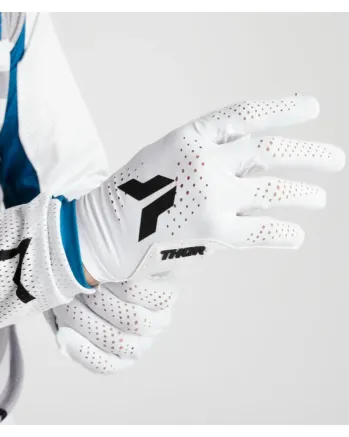 Мотокрос ръкавици THOR SPORTMODE VENTED WHITE
