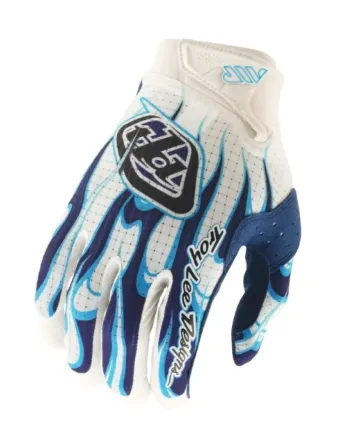 Мотокрос ръкавици TROY LEE DESIGNS Air - Torched White/Blue