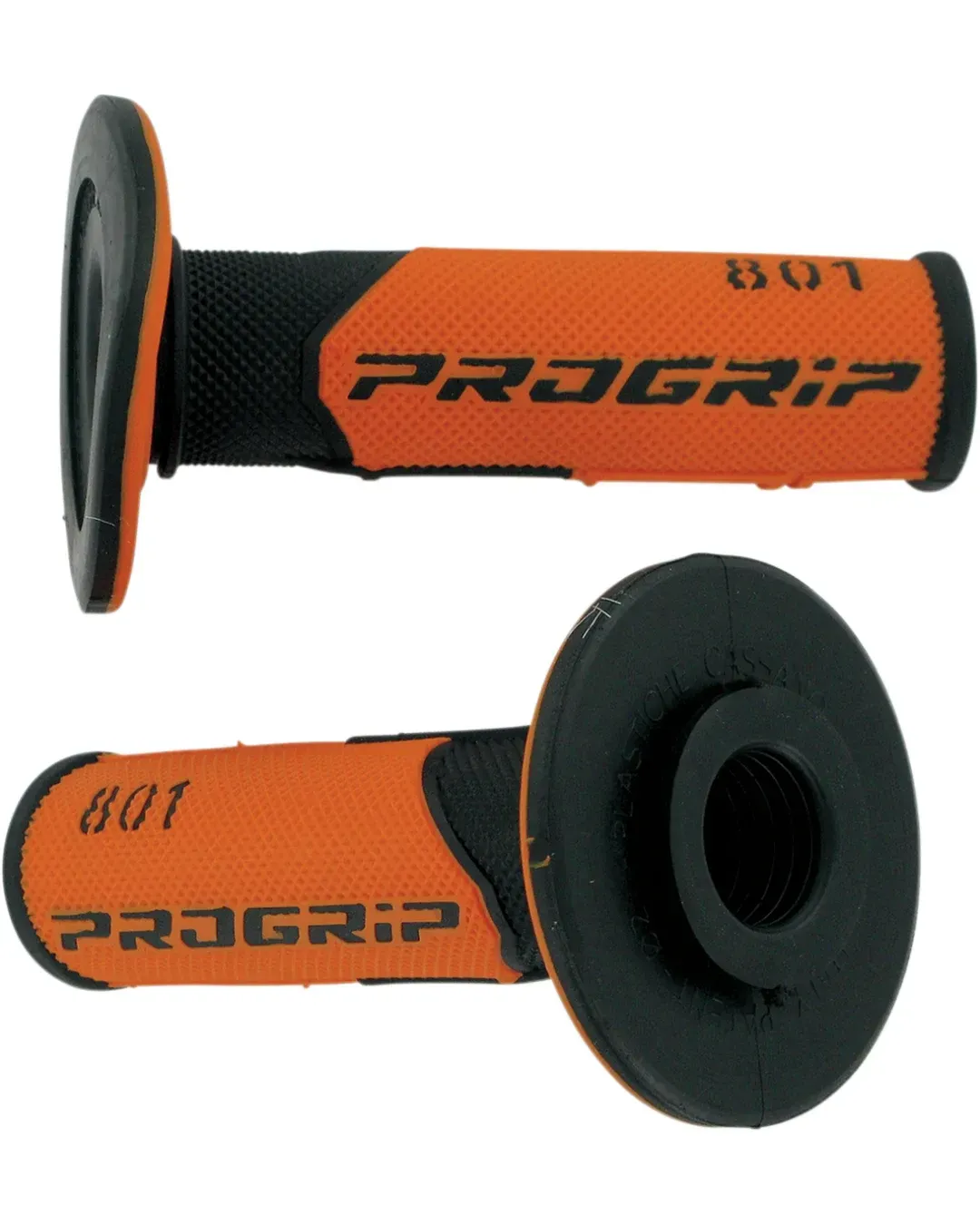 Мотокрос ръкохватки PROGRIP 801 Hybrid Duo-Density BLACK/ORANGE