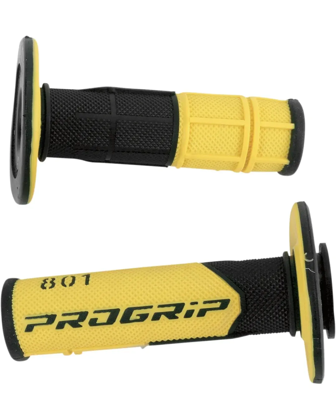 Мотокрос ръкохватки PROGRIP 801 Hybrid Duo-Density BLACK/YELLOW
