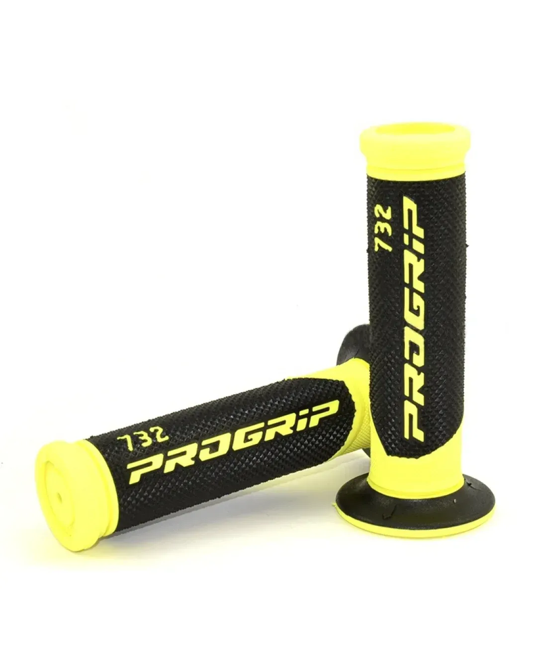 Мотокрос ръкохватки PROGRIP Double Density 732 BK/FL YELLOW OPN END