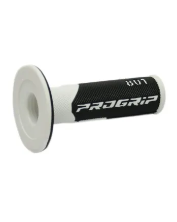 Мотокрос ръкохватки PROGRIP Double Density 801 WHITE/BLACK