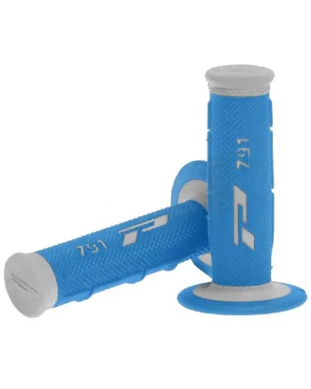 Мотокрос ръкохватки PROGRIP Double Density GREY/LIGHT BLUE