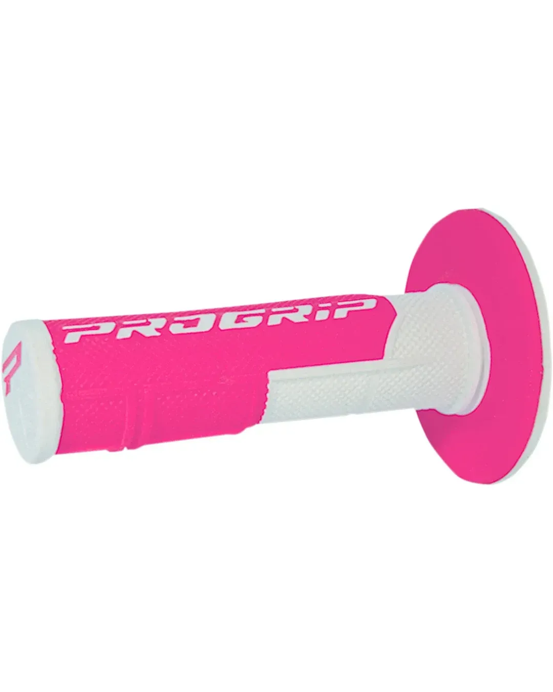 Мотокрос ръкохватки PROGRIP Double Density WHITE/FLUO PINK