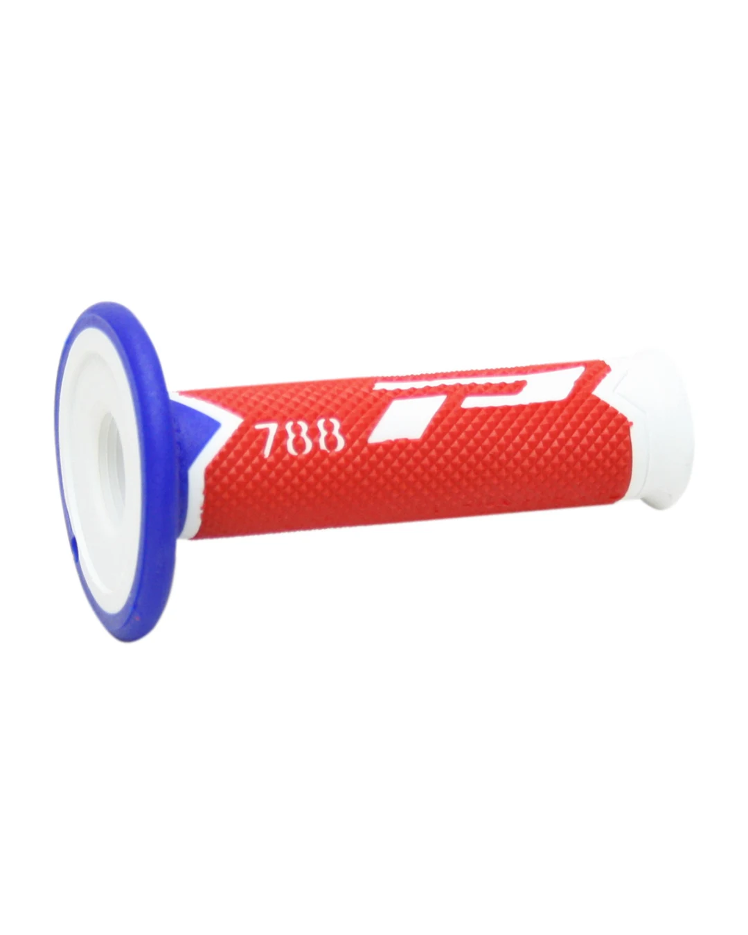 Мотокрос ръкохватки PROGRIP Triple Density WHITE/RED/BLUE