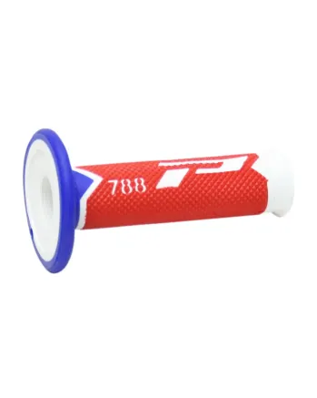 Мотокрос ръкохватки PROGRIP Triple Density WHITE/RED/BLUE