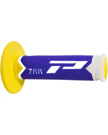 Мотокрос ръкохватки PROGRIP TRIPPLE Density 788 788 WHITE/BLUE/YELLOW
