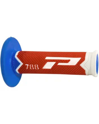 Мотокрос ръкохватки PROGRIP TRIPPLE Density 788 788 WHITE/RED/BLUE