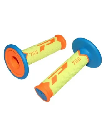 Мотокрос ръкохватки PROGRIP TRIPPLE Density 788 ORANGE/YELLOW/BLUE