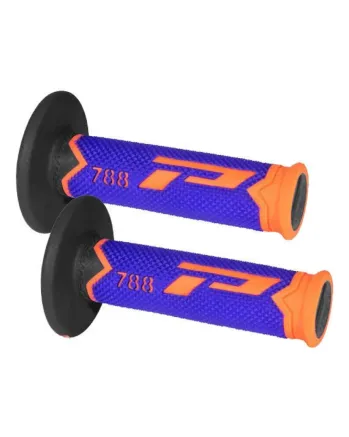 Мотокрос ръкохватки PROGRIP TRIPPLE Density FLO ORANGE/BLUE/BLACK