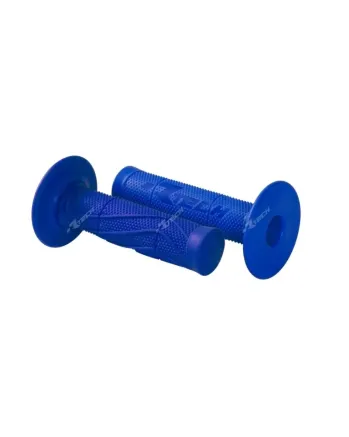 Мотокрос ръкохватки RACETECH Half Waffle Blue