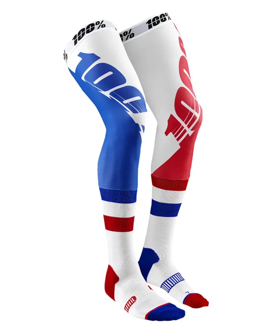 Mотокрос/вело чорапи 100% REV KNEE BRACE BLUE/RED
