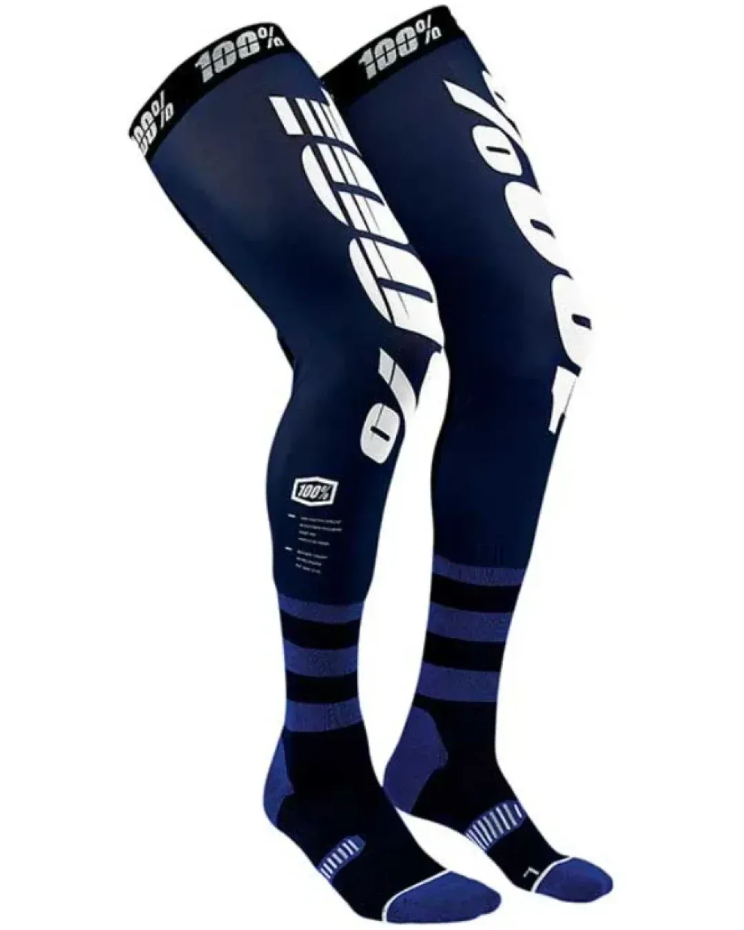 Mотокрос/вело чорапи 100% REV NAVY/WHITE