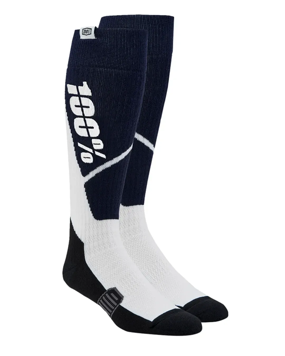 Mотокрос/вело чорапи 100% TORQUE COMFORT BLACK WHITE