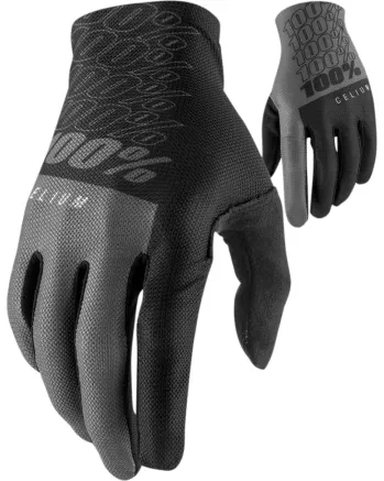 Мотокрос/вело ръкавици 100% CELIUM BLACK/GRAY