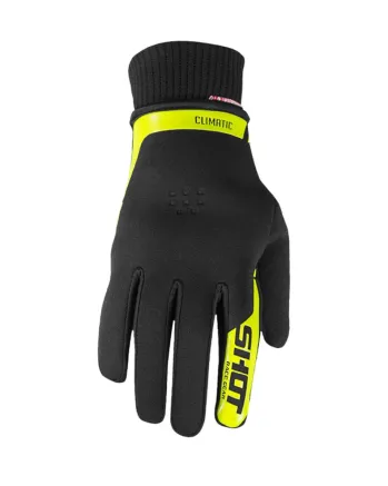 Мотокрос/Водоустойчиви ръкавици SHOT Climatic 2.0 Black Neon Yellow
