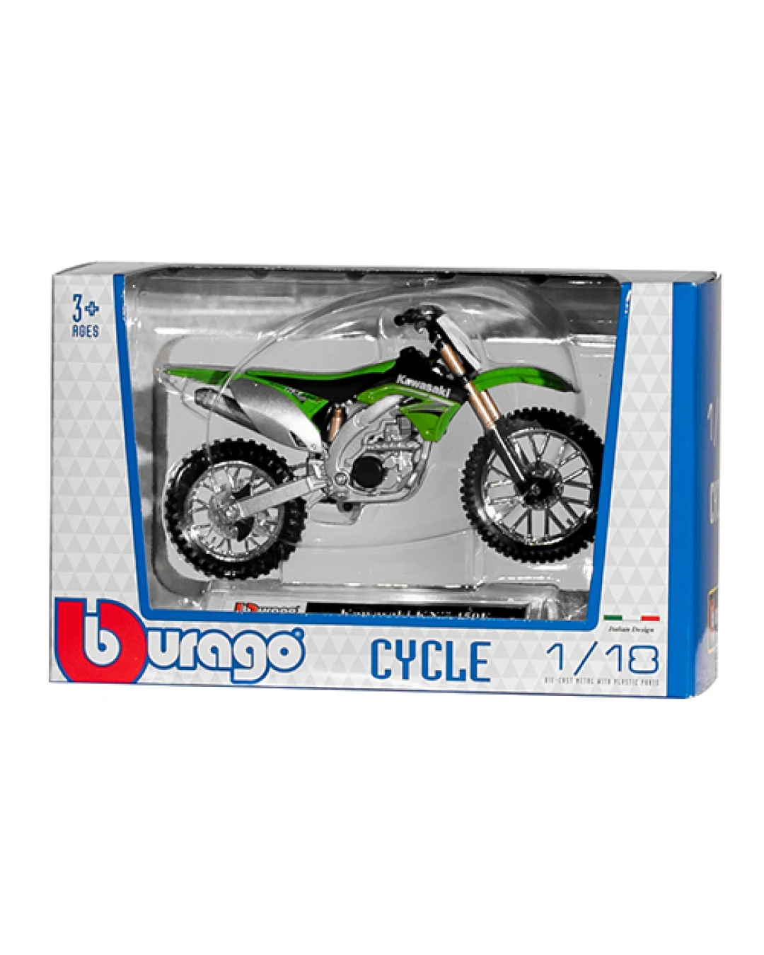 Мотоциклет играчка KAWASAKI CROSS 1:18
