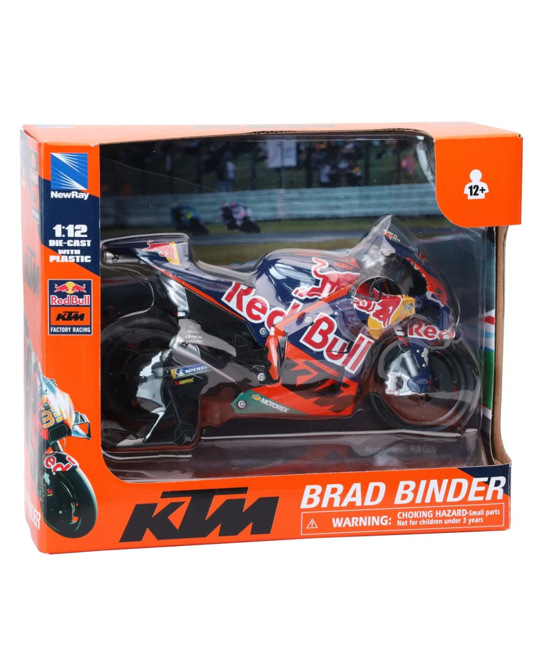 Мотоциклет играчка KTM Red Bull MotoGP B. Binder 1:12
