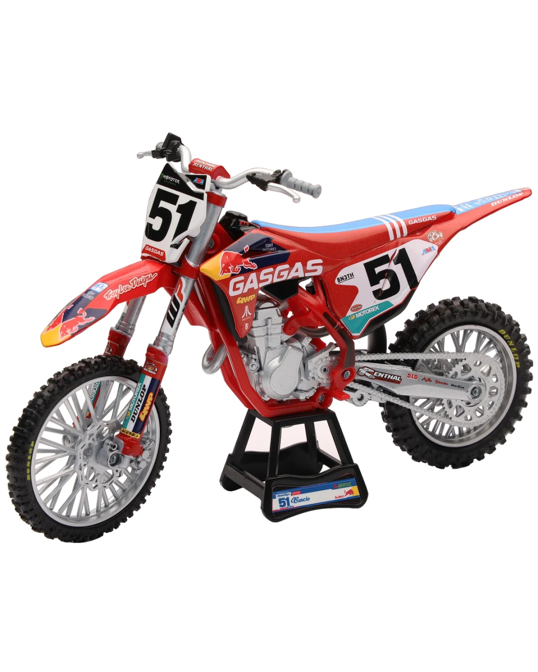 Мотоциклет играчка NEW-RAY GAS GAS MS450F JUSTIN BARCIA 1:12