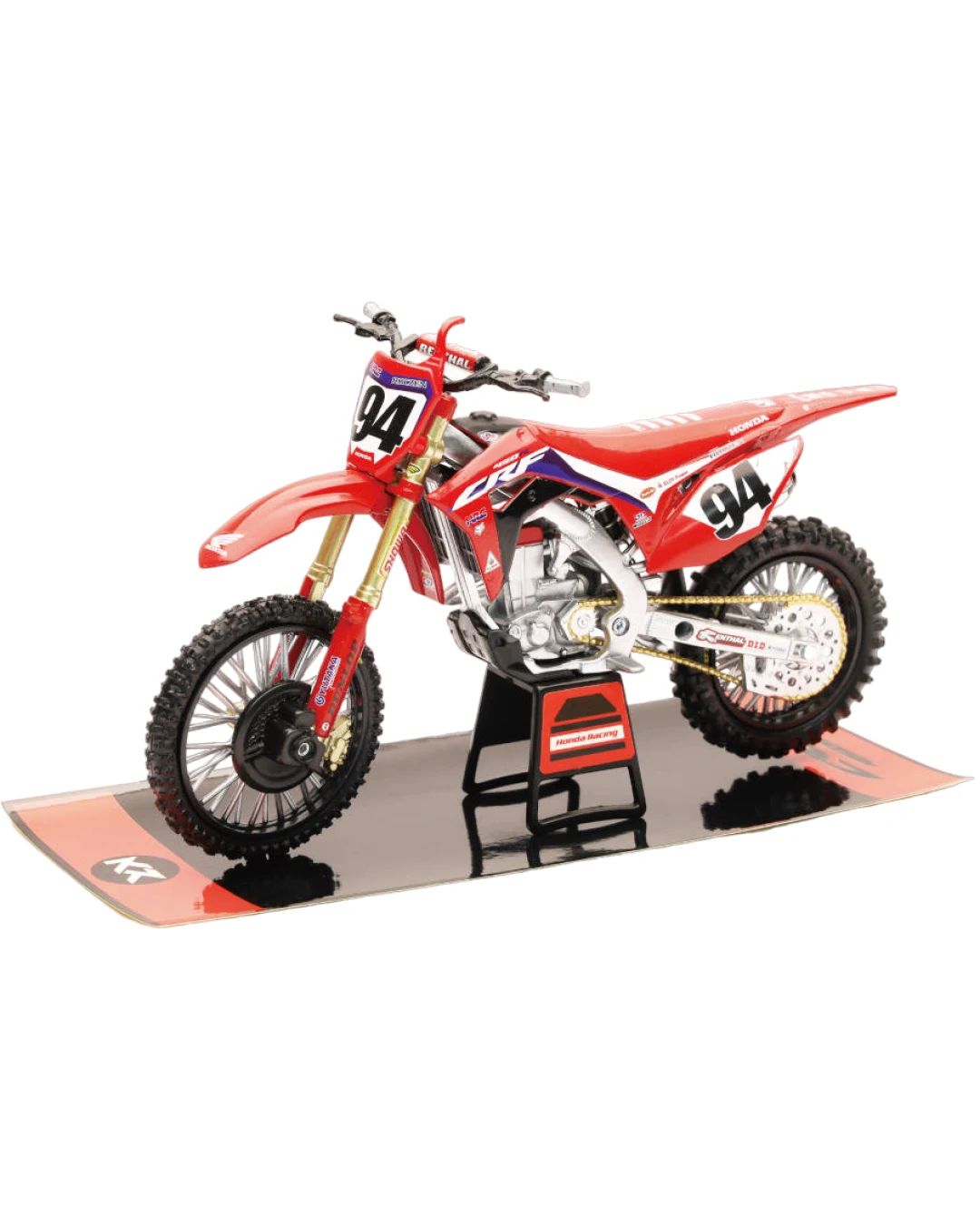 Мотоциклет играчка NEW-RAY  HONDA HCR KEN ROCZEN 1:12