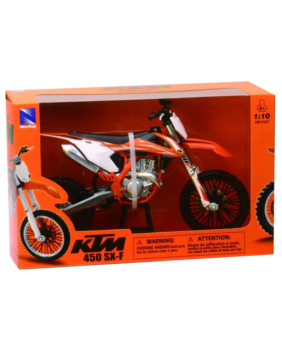 Мотоциклет играчка NEW-RAY KTM 450 SX-F 1:10