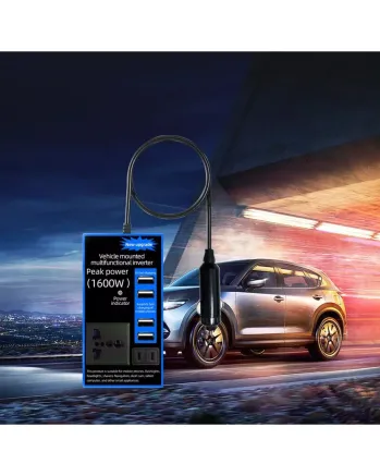 Мултифункционален Инвертор преобразувател на напрежение от 12V на 220V - 1600W