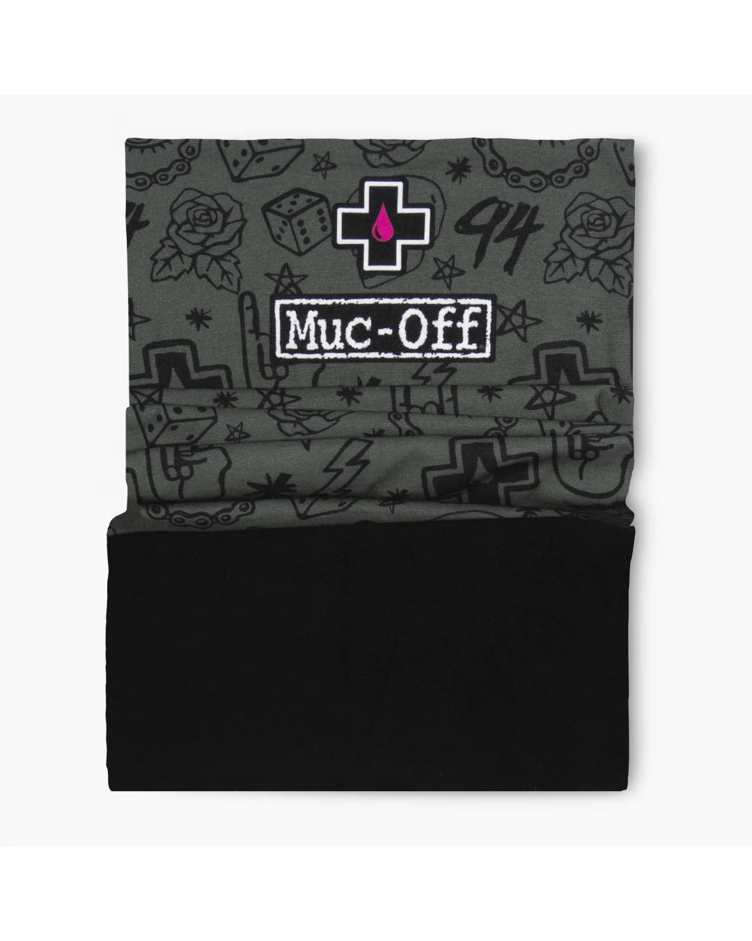 Мултифункционална кърпа Muc-Off Winter Neck Gaiter - Green Punk