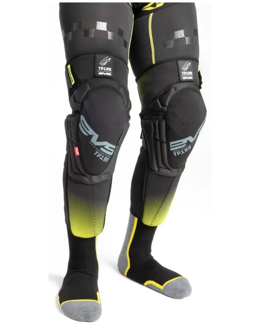 Наколенки EVS TP199 Knee / Shin Guard Black/Hi Vis