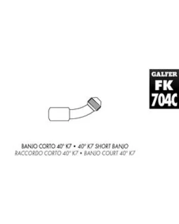 Накрайник за спирачен маркуч K7 40º FK003D704C