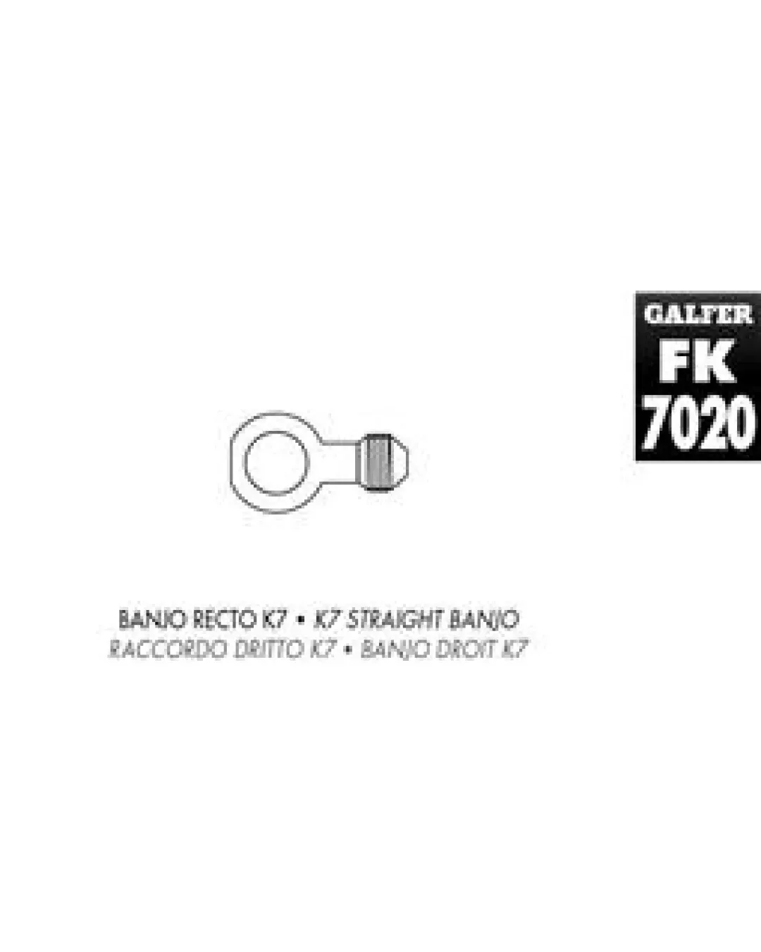 Накрайник за спирачен маркуч K7 FK003D7020
