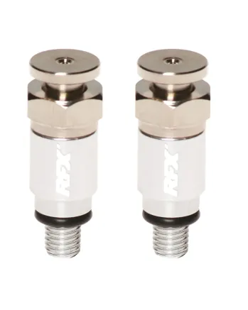Обезвъздушители за вилка RFX Pro M5x0.8 (White) Kayaba/Showa RR 250 2T RACING
