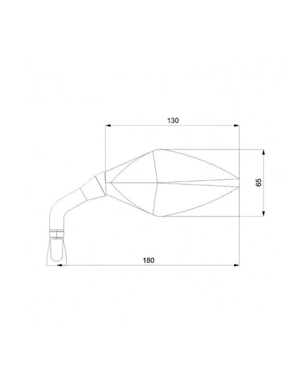 Огледала за мотор BARRACUDA RACE CARBON