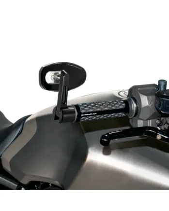 Огледала за мотор BARRACUDA SKIN-R/BAR END BLACK (PAIR)
