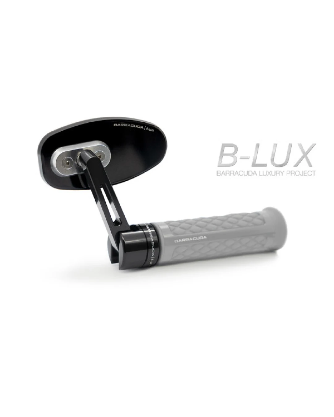 Огледала за мотор BARRACUDA SKIN-R/BAR END BLACK (PAIR)